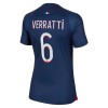 Maillot de Supporter Paris Saint-Germain 2023-24 Verratti 6 Domicile Pour Femme